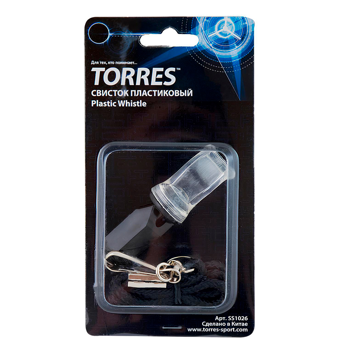 Свисток пластиковый TORRES