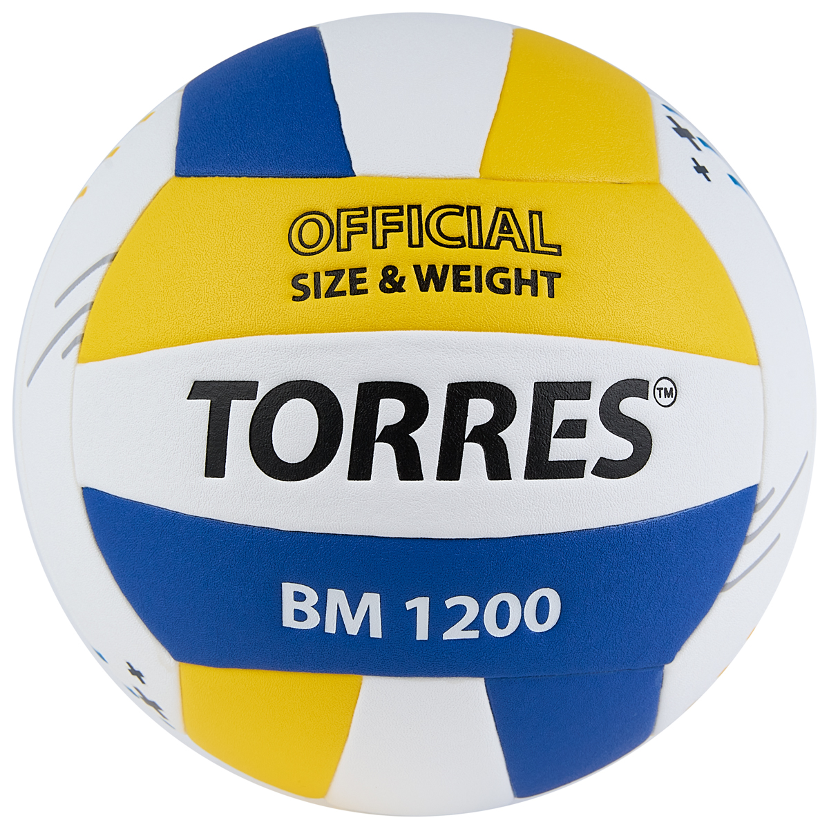 Мяч волейбольный TORRES BM1200, микрофибра, размер 5