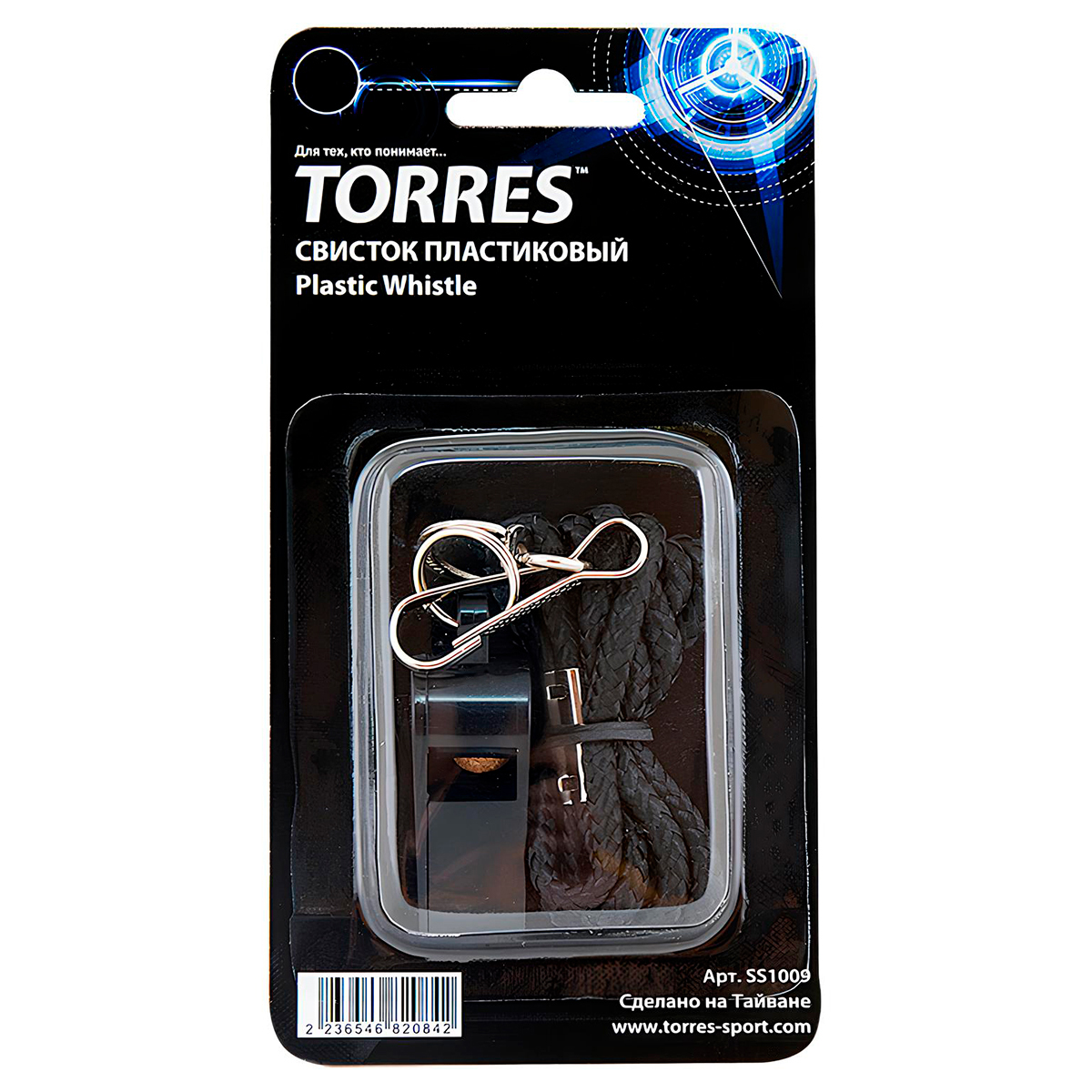 Свисток пластиковый TORRES с шариком