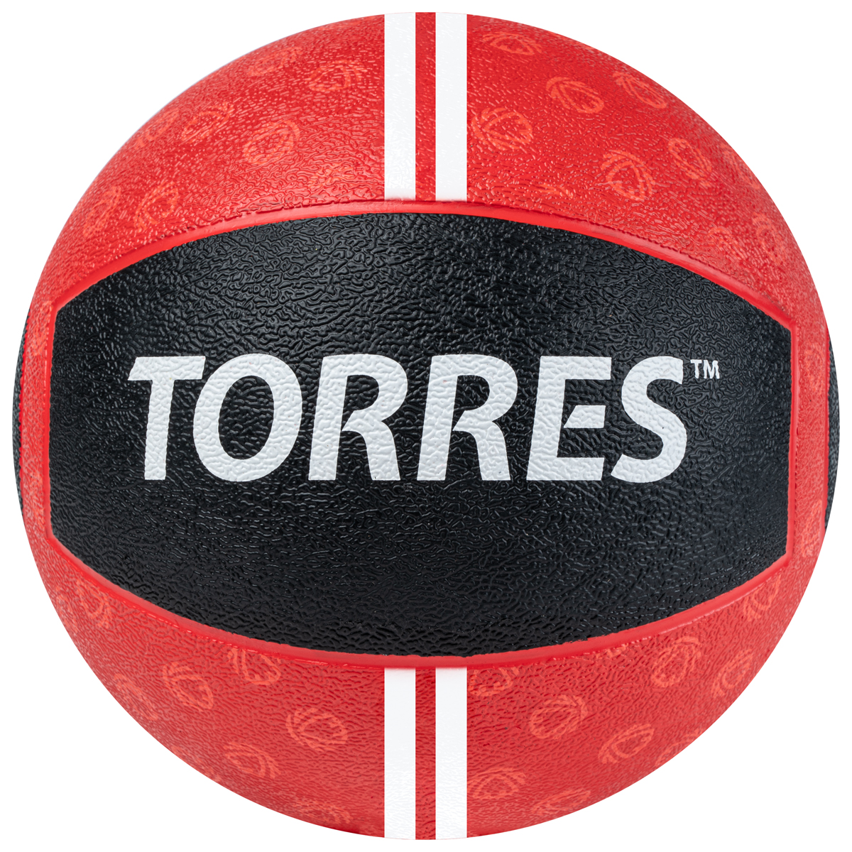 Медбол TORRES резина, Вес 4 кг